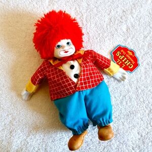 Vintage Russ L'il Chips Porcelain Clown Doll Style 1692